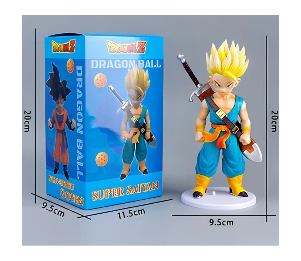 Super Saiyan Goten Action Figure – 20cm Anime Collectible with Sword