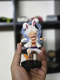 One Piece Luffy Gear 5 Transformation 6-Piece Mini Figures  – Joyboy Chibi Action Statues
