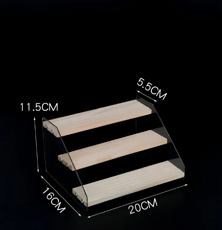 Acrylic Wooden Display Stand