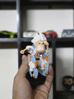 One Piece Luffy Gear 5 Transformation 6-Piece Mini Figures  – Joyboy Chibi Action Statues
