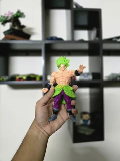 Dragon Ball Super Super Saiyan Broly Full Power Figure – Lime Green Hair Muscle Anime Statue