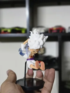 One Piece Luffy Gear 5 Transformation 6-Piece Mini Figures  – Joyboy Chibi Action Statues