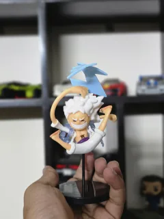 One Piece Luffy Gear 5 Transformation 6-Piece Mini Figures  – Joyboy Chibi Action Statues