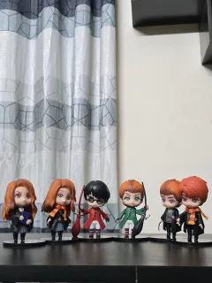 Wizarding World Quidditch & Student Chibi Figures – Hogwarts Character Statue Collection
