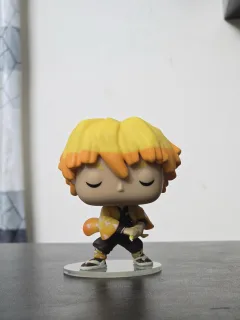 Zenitsu Agatsuma Sleeping Stance Funko Pop! Style Vinyl Figure – Demon Slayer Anime Statue Model