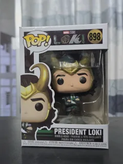 President Loki Funko Pop! Marvel Studios Series Vinyl Bobble-Head (#898) – Collectible Statue Model