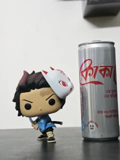 Tanjiro Kamado with Fox Mask Funko Pop! Style Vinyl Figure – Demon Slayer Anime Statue Model