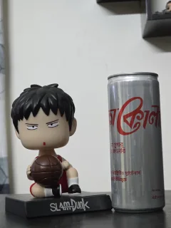 Kaede Rukawa Seated Chibi Bobblehead Figure – Slam Dunk Mini Basketball Statue Model
