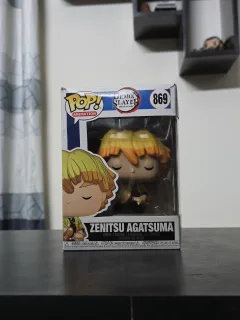 Zenitsu Agatsuma Sleeping Stance Funko Pop! Style Vinyl Figure – Demon Slayer Anime Statue Model