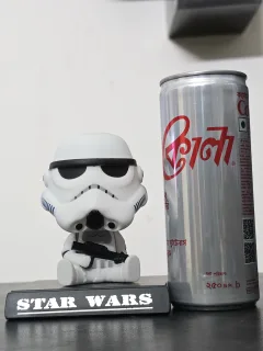 Star Wars Stormtrooper Seated Chibi Bobblehead Figure – Mini Empire Action Statue Model